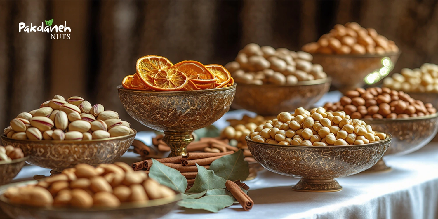 آجیل شب یلدا برای عروس و داماد